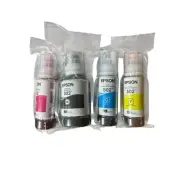 Epson 502 Ink Bottles - Black Cyan Magenta Yellow - EcoTank Refills