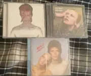David Bowie - Aladdin Sane Honky Dory New Pin-Ups 3 CD Lot Remastered Sealed New