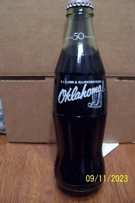 Rogers & Hammerstein Oklahoma - Unopened Coca-Cola Bottle
