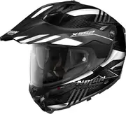 Nolan X-552 Ultra Carbon Wingsuit N-Com Helmet, black-white, Size XS for Men Black White