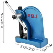 Arbor Press 1 Ton Manual Leverage Mountable Bearings Cast Iron for Riveting