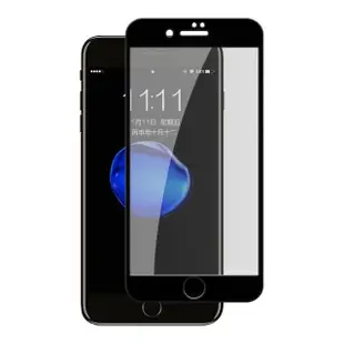 IPhone7 PLUS/IPhone8 PLUS 5.5吋 高品質9D玻璃鋼化膜黑邊霧面保護貼(7/8PLUS保護貼)