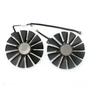 Graphics Card Fan Replacement 4PIN Card Cooling Fan For ASUS DUAL-RX580-8G