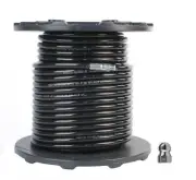 Schieffer 3/8" x 200' 4000 PSI Thermoplastic Sewer Jetter Hose & 12.0 Nozzle