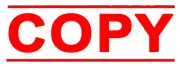 "COPY" or ANY Customed Text Name Signature Rubber Flash Stamp Self Inking