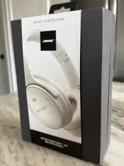 NIB Bose QuietComfort 45 Noise Canceling Bluetooth Headphones - White Smoke