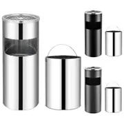 Waste Bin Hotel Stainless Steel/Steel Multi Colours Multi Capacities vidaXL
