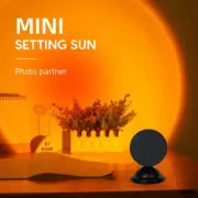 Usb Plug-in Ambient Light Led Projector Mini Sunset Atmosphere Lamp 16 Colors Sw