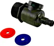POLARIS BLACK UWF Universal Wall Fitting w/screen 9-100-9005 280/380/3900 by CMP