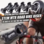 Cycling Bicycle Handlebar Stem MTB Road Bike Riser 28.6x31.8 32/60/80/90/100mm