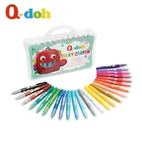 在飛比找樂天市場購物網優惠-【Q-doh】絲滑蠟筆 silky crayon_24色 可