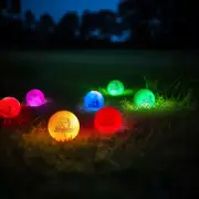BALLZOUT - V3 Superbounce LED Light-Up Night Golf Balls (12 Pack MULTI-COLOUR)