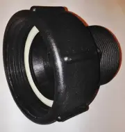 275 330 Gallon IBC Tote Tank Valve Adapter 3" Coarse(75mm) x 2" NPT Male Thread