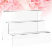 Acrylic Display Stand Riser Transparent Showing Perfume Holder Toys