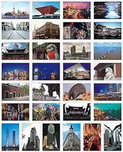 30 PCS 1 Set Postcard Souvenir Gifts Collection Postcards Set Cards Collectible Set City Postcards, Shanghai E36