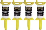 Stringliner 25053 Pro Mason’s Line Reels – 1/8 Lb. Stringliner® PRO BRAIDED WHITE 125' (4 Pack)