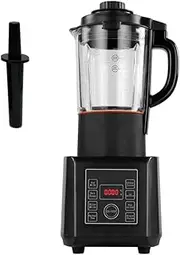 1.75L Commercial Grade Timer Blender Mixer Hot Soup Maker Food Grinder Processor with Heating Function, LCD Display, 8 Preset Programs