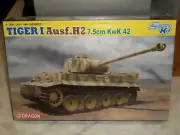 Dragon 1/35 Scale Tiger I Ausf.H2, 7.5cm KwK 42 - Factory Sealed