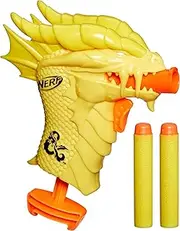 NERF MicroShots Dungeons & Dragons Palarandusk Blaster, 2 Elite 2.0 Darts, Kids Outdoor Games, D&D Blaster Toys for Ages 8 and Up