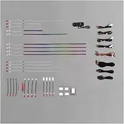 Atmosphere Lamp Compatible With Volvo XC90 2015-2021 Interior Light 64 Color Ambient Light Foot Socket Light Upgrade Accessories(B)