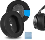 Geekria Sport Cooling Gel Replacement Ear Pads for Audeze Maxwell Wireless Headphones Ear Cushions, Headset Earpads, Ear Cups Cover Repair Parts (Ice Silk/Black)