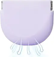 False Teeth Container,Denture Retainer Case Food Grade Silicone Cleaning Case | Aligner Cleaner Slim Partial Denture Case with Vent Holes for Dentures Night Guard Mouth Guard Pluvo