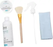 Parliky 1 Set Piano Care Kit with Polishing Wax Cleaning Brush Wiping Cloth Cleaning Tools for Piano Other Instruments Durable Stylish Design for Musicians