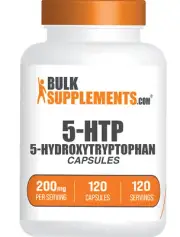 BulkSupplements 5-HTP 120 Capsules - Mood Support