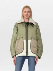 Reversible Patchwork Quilted Jacket