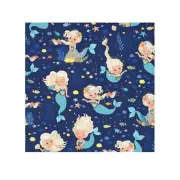 Mermaid Magic Face Towel - Cute Ocean Design for Kids, Beach Gifts