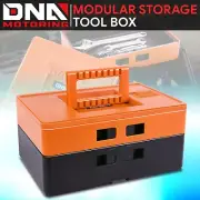 2 Level Space Multi-Function Lockable Storage Fold Plastic Tool Box Organizers