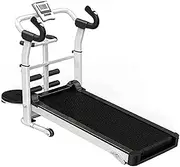 Treadmill - Slim Folding Electric Indoor Home Foldable Fitness Exercise Running Machine with Downloadable App, MP3 Player, Safety Key