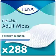 TENA Adult Wipes for Incontinence & Cleansing, ProSkin - 288 Count (6 packs of 48)