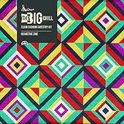 DMC The Big Chill Giant Floor Cushion Tapestry kit-Geometric Zing, Fabric, Multi, 90 x 1 x 90 cm