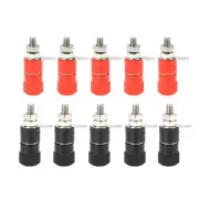 10pcs 4mm Banana Plug PCB Wiring Terminal For Speaker Audio Block Connectors