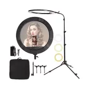 GSKAIWEN 25inch 75W 3000K-6600K Ring Light with Retractable Light Stand Soft ...