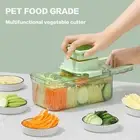 Multifunctional Vegetable Chopper Handle Food Grate Food Chopper Slicer Cut