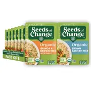 Organic Rice Variety Pack Quinoa and Brown Rice with Garlic & Whole Grain Bro...