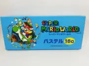 Super Mario World Crayon Set of 16 NIntendo Japan