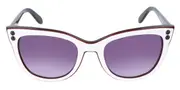 Moschino MO72302SA Asian Fit 02SA Men's Sunglasses White Size 52