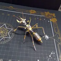 在飛比找蝦皮商城精選優惠-【手工製作】蒸汽朋克機械昆蟲小螞蟻金屬拼裝模型立體拼圖兒童製
