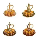 Coffee Pot Set Tea Tray Art Crafts Home Decor Gifts Drinkware Teapot and Tea