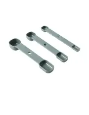 [Gourmet Kitchen] Modern Nesting Measuring Spoon Set 17.5x3.3x3cm in Olive
