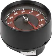 Car Dashboard Clock, Auto Interior Modification, High-Quality Replacement for Vehicles (Mela Red)