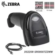 Zebra DS2208-SR00007ZZWW Wired 1D/2D Handheld Barcode Scanner Imager w USB Cable
