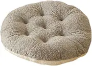 WeiLaiKeQi Hanging Chair Cushion Swing Chair Pad Outdoor Seat Cushion Garden Pod Mat for Balcony, Gray White