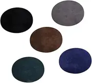 Veemoon 25 Pcs 5 Suede Fabric Patches Kit Colors Versatile Clothes Patches for Sweaters Jackets and Pants DIY Applique Stickers for Creative Repair and Decoration