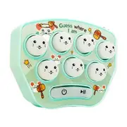 Find The Gopher - Whack a Mole - Miniature Pocket Game Light Green