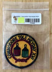 Yellow Commodore Tole Heyday XVI Patch w Green & Red Lanterns & Black Lettering
