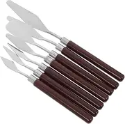 TEMPNAP Stainless Steel Palette Painting Tool Oil Painting Mixing Scraper Paint Scraper Artist Helper